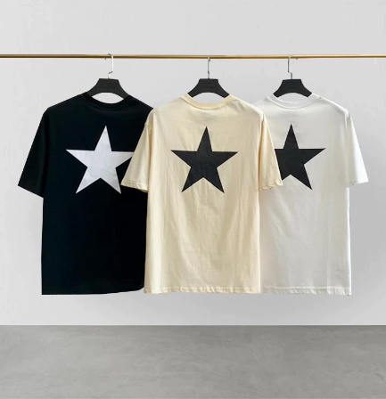 ESSENTIALS Star Print T Shirt Men Women