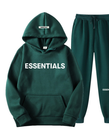 Essential Spring Tracksuit Hooded Sweatshirt – Green