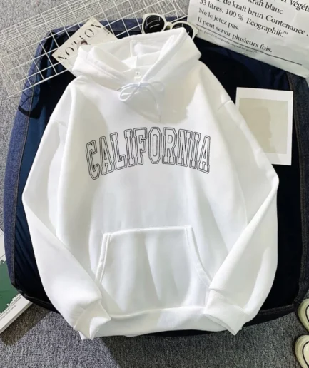 Essentials California Goth White Hoodie