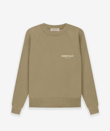 Essentials Fear of God Crewneck Sweatshirt – Brown