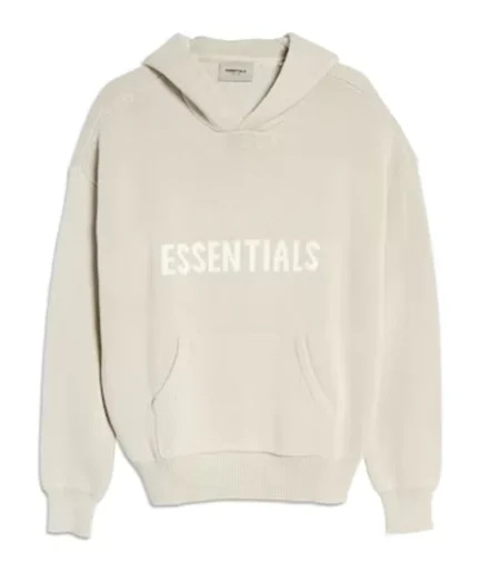 Essentials Knit Pullover Hoodie