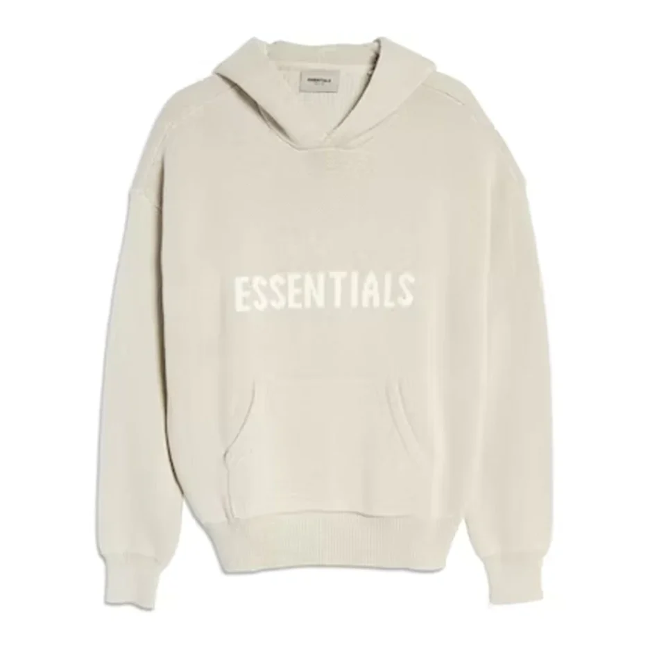 Essentials Knit Pullover Hoodie