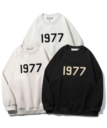 Essentials Silicone Letter Long Sleeve Sweatshirt