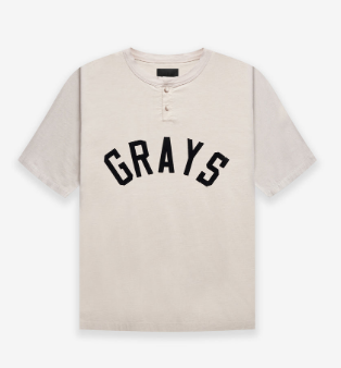 Essentials Grays Henley Tee – Cream