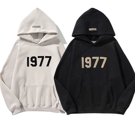 Essentials 1977 Letter Print Hoodie