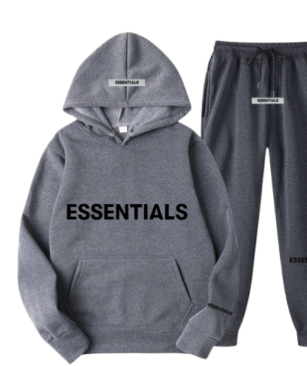 Gray Essentials Tracksuit